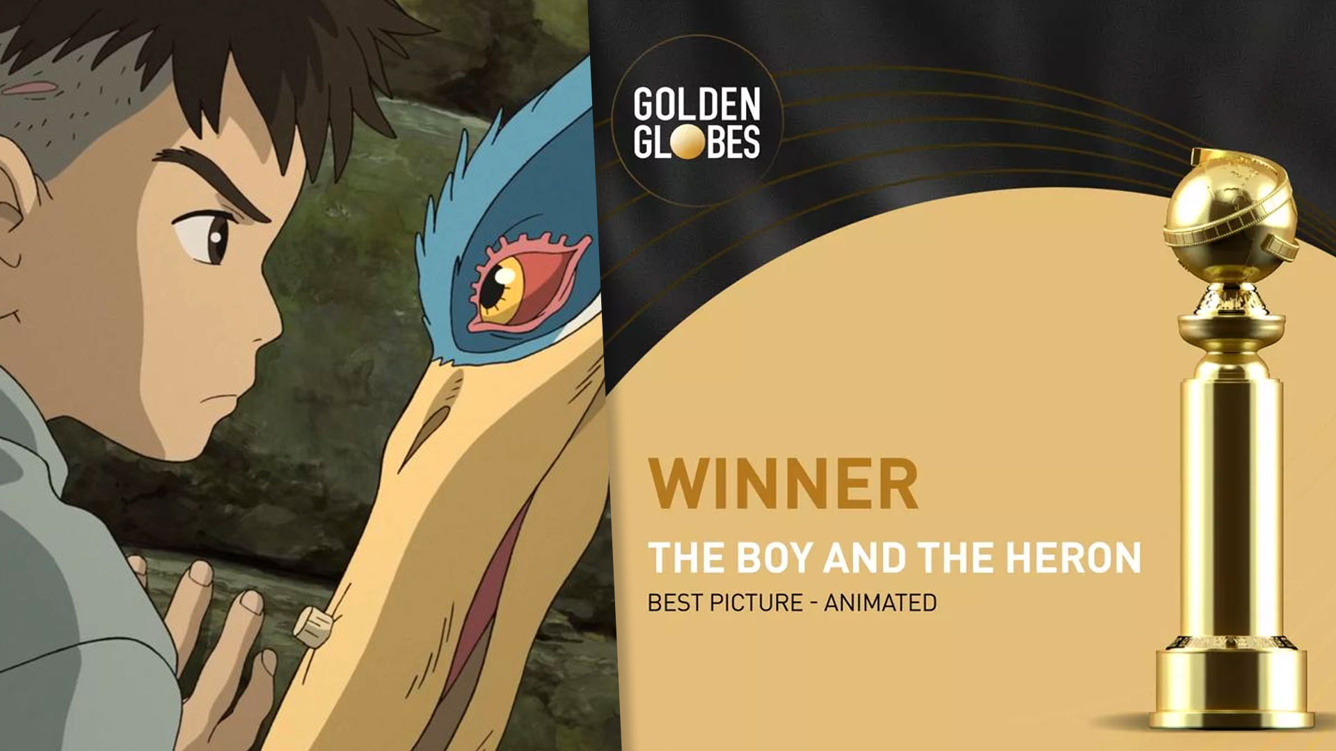 The Boy and the Heron Becomes the First Anime to Win Golden Globe’s Best Animated Movie